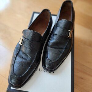Salvatore Ferragamo Black Leather Dress Shoes  EU 6.5 EE | US 7.5 EE EUC